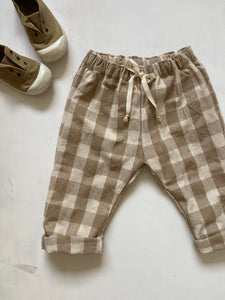Pantalon Vichy Ficelle