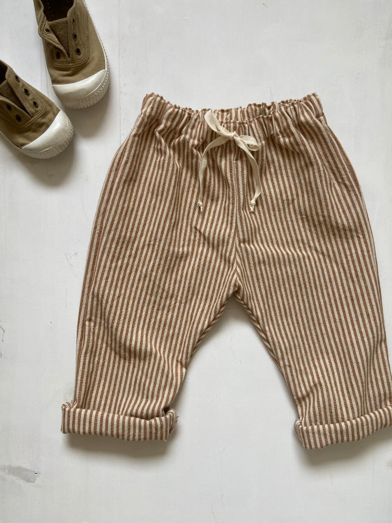 Pantalon coton rayures Peanuts
