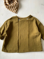 Charger l'image dans la galerie, Blouse à double boutonnage Olive
