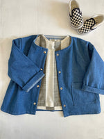 Charger l'image dans la galerie, Blouse Oversize Rayures Kaki
