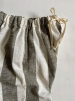 Charger l'image dans la galerie, Pantalon coton rayures Kaki
