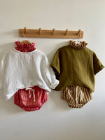 Charger l'image dans la galerie, Bloomer rayures Rose et Camel
