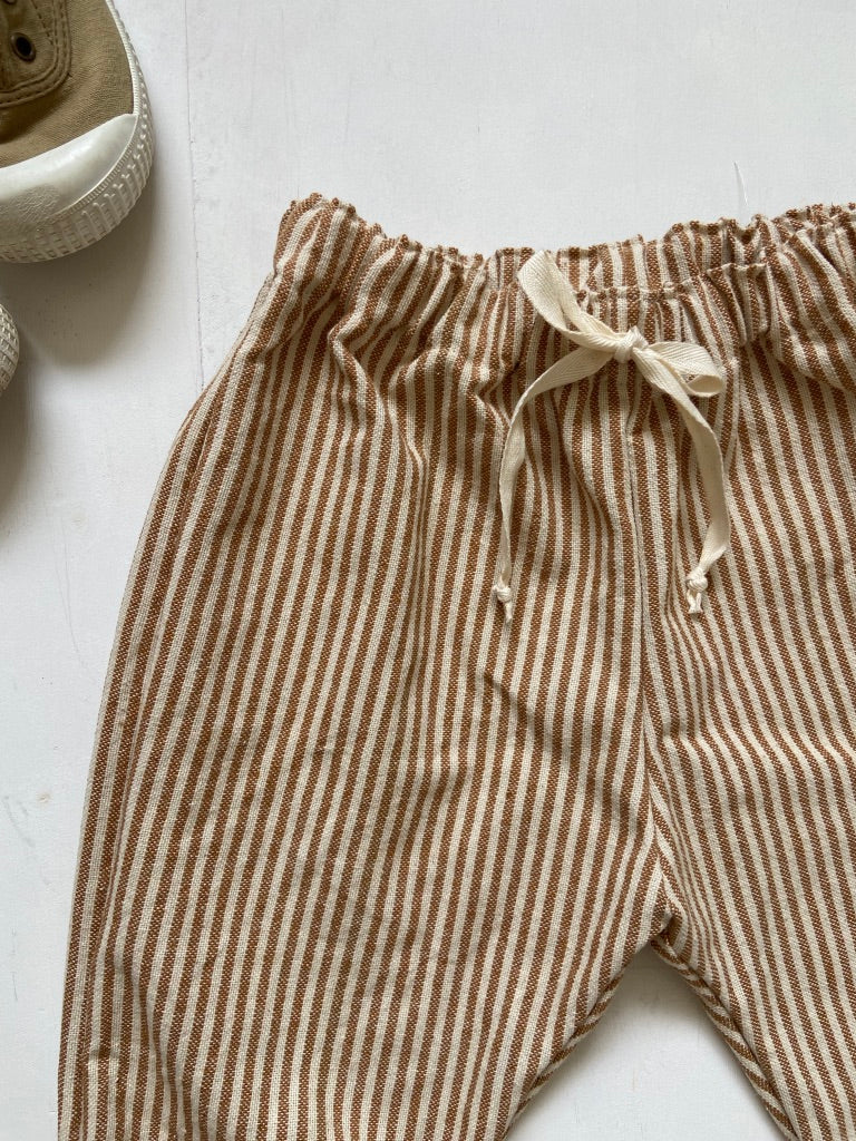 Pantalon coton rayures Peanuts