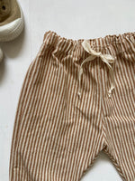 Charger l&#39;image dans la galerie, Pantalon coton rayures Peanuts
