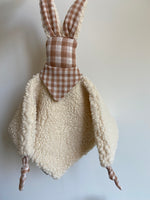 Charger l&#39;image dans la galerie, Doudou Minus Lapin Vichy vieux Rose
