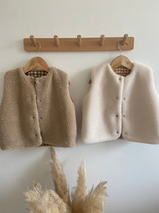 Veste Sherpa Ecru