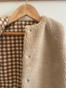 Veste Sherpa Brun