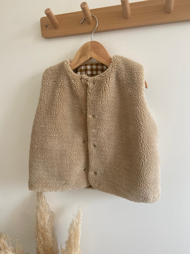 Veste Sherpa Brun
