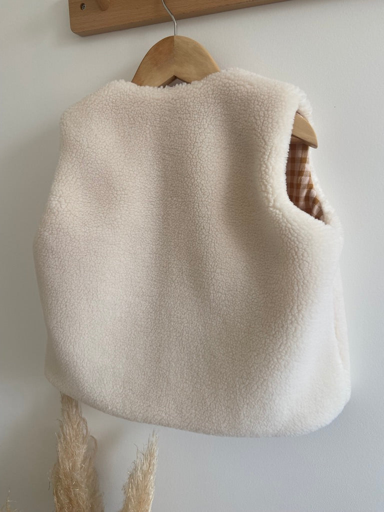 Veste Sherpa Ecru