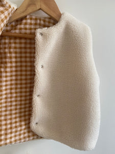 Veste Sherpa Ecru