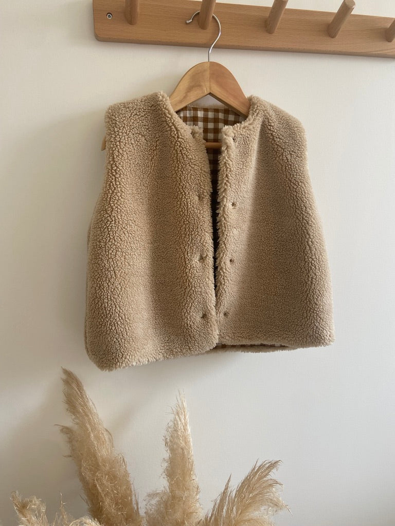 Veste Sherpa Brun