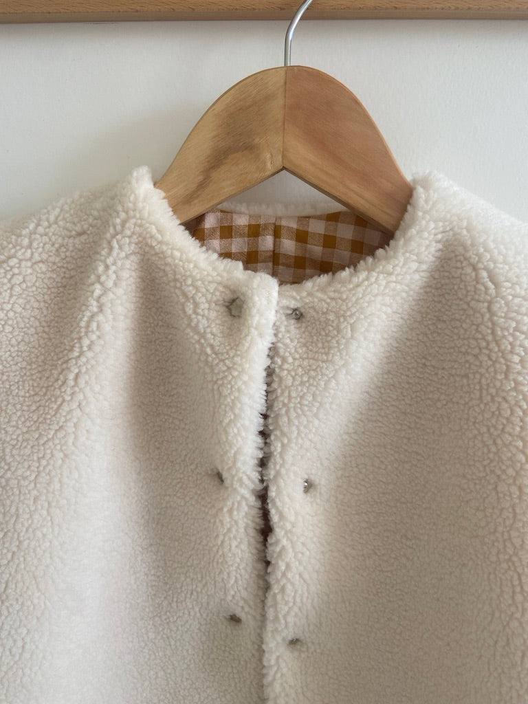 Veste Sherpa Ecru