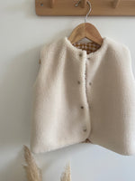 Charger l&#39;image dans la galerie, Veste Sherpa Ecru
