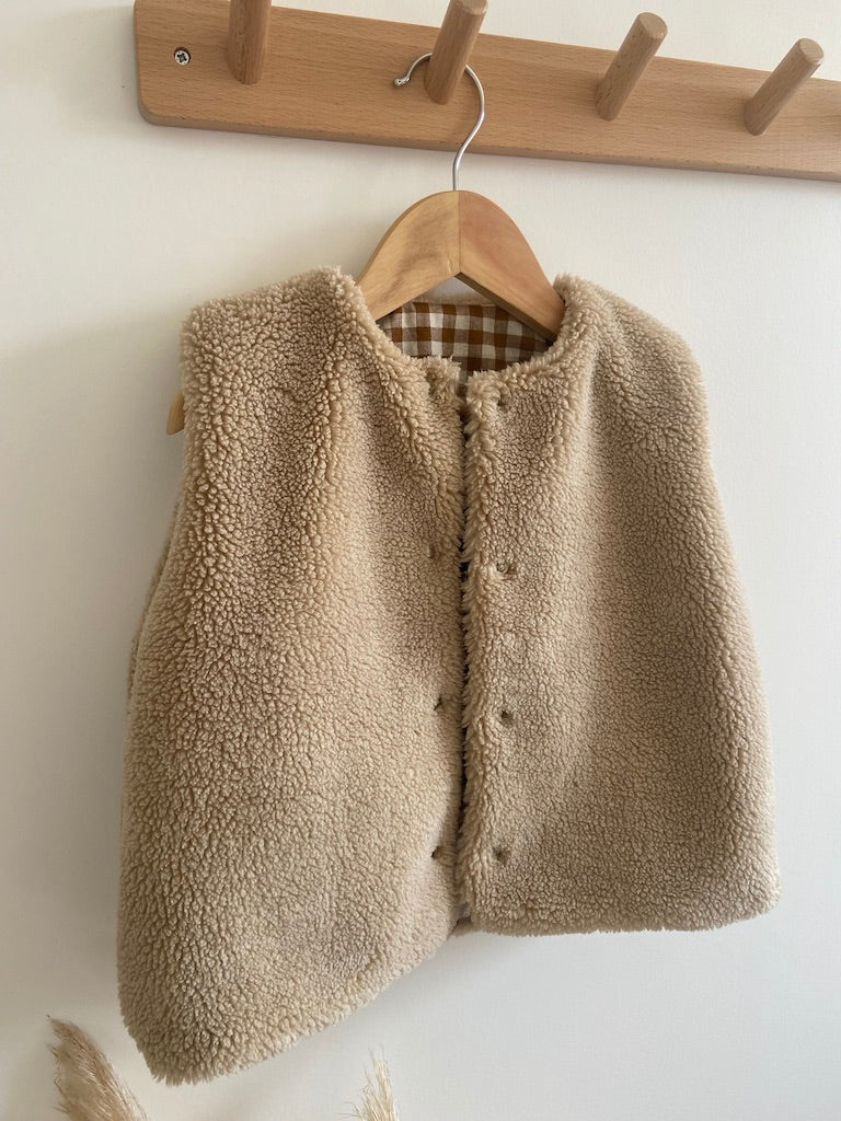 Veste Sherpa Brun