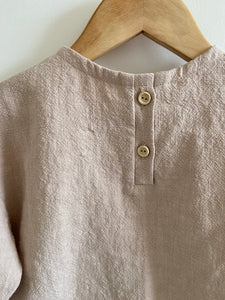 Blouse Oversize en lin Beige