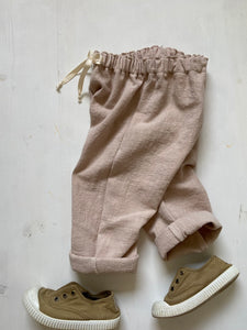 Pantalon Lin Beige