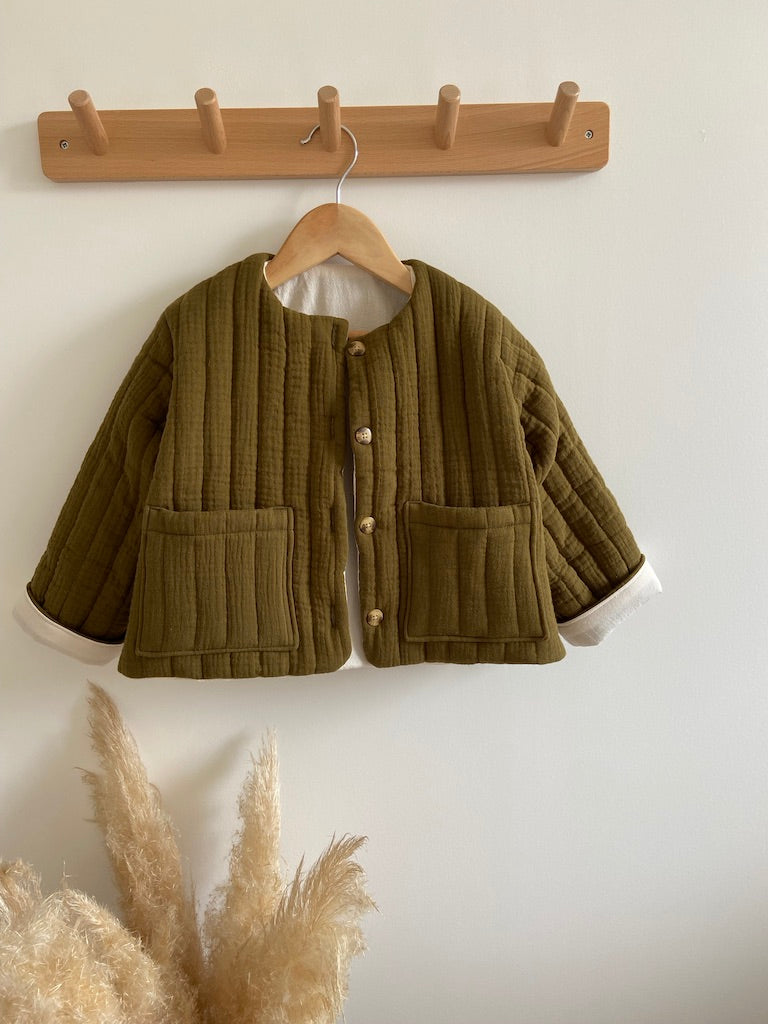 Veste matelassée Vert Olive