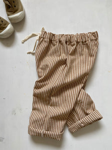 Pantalon coton rayures Peanuts