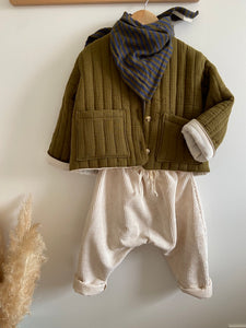 Veste matelassée Vert Olive