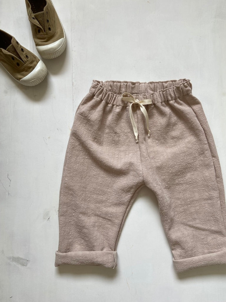 Pantalon Lin Beige