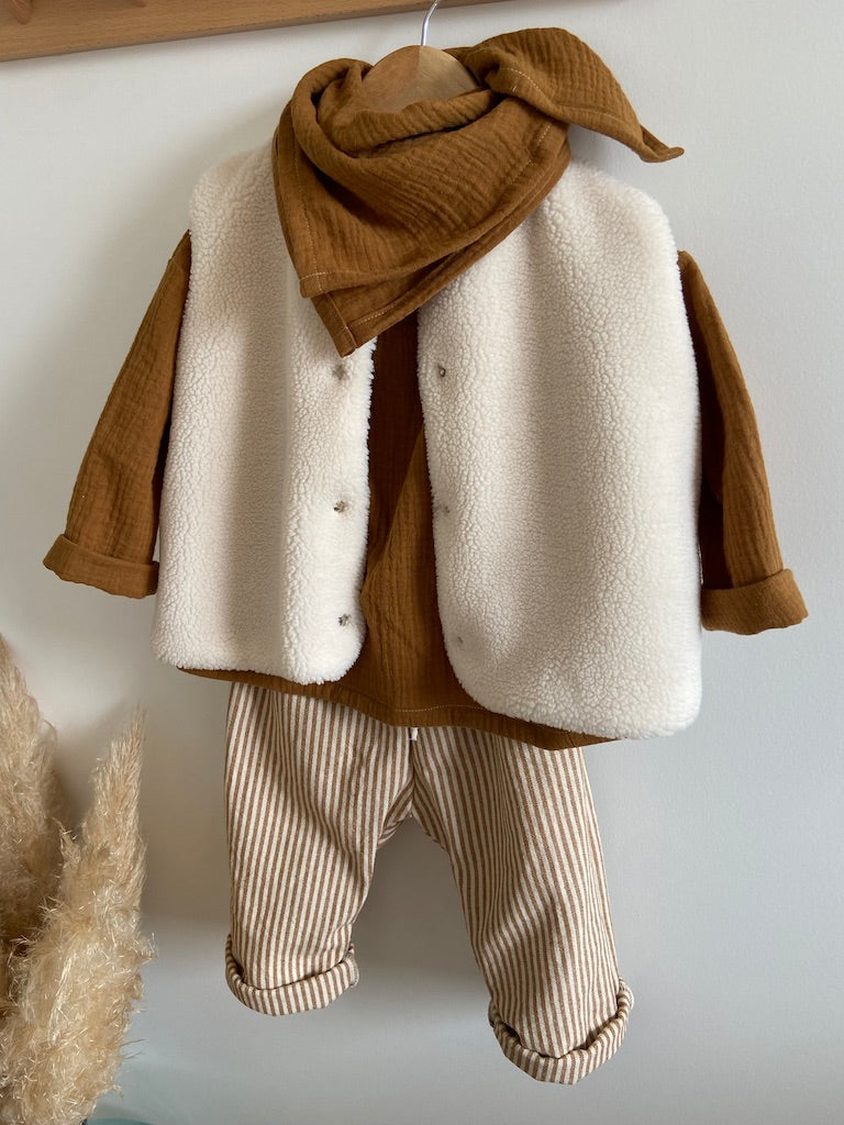 Veste Sherpa Ecru