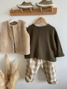 Veste Sherpa Brun