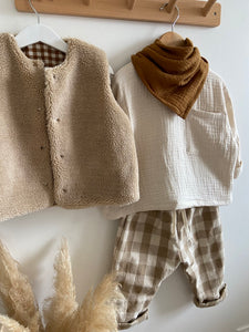 Veste Sherpa Brun