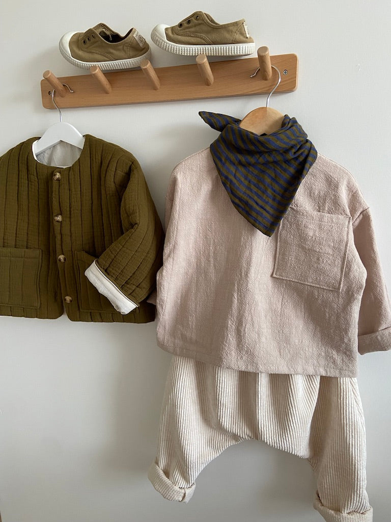 Blouse Oversize en lin Beige