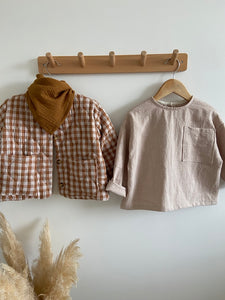 Foulard en Gaze de Coton Bronze