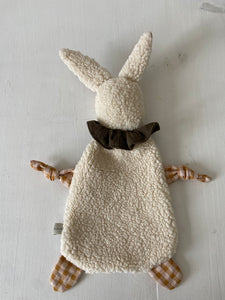 Doudou Lapin Chiffon Gris clair