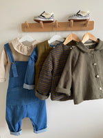 Charger l'image dans la galerie, Blouse raglan col claudine en Lin Kaki
