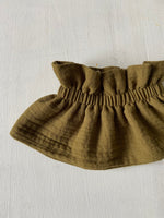Charger l'image dans la galerie, Col amovible gaze de coton Olive

