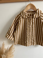 Charger l'image dans la galerie, Blouse Raglan rayures Havane
