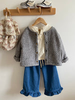 Charger l'image dans la galerie, Veste Gilet Bouclette Lainage Gris
