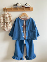 Charger l'image dans la galerie, Pantalon Volanté Denim
