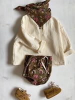 Charger l'image dans la galerie, Bloomer en Coton Indien Kaki et Rose

