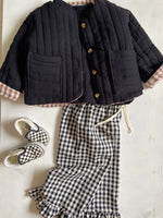 Charger l'image dans la galerie, Blouse Oversize en triple gaze de coton Noir
