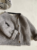 Charger l'image dans la galerie, Veste Gilet Bouclette Lainage Gris
