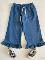 Charger l'image dans la galerie, Pantalon Volanté Denim
