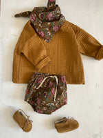 Charger l'image dans la galerie, Blouse Oversize Nid d'abeille Havane
