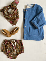 Charger l'image dans la galerie, Bloomer en Coton Indien Kaki et Rose
