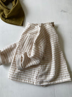 Charger l'image dans la galerie, Blouse Oversize en gaze rayé Beige et Blanc
