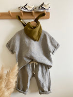 Charger l'image dans la galerie, Foulard en Gaze de Coton Olive
