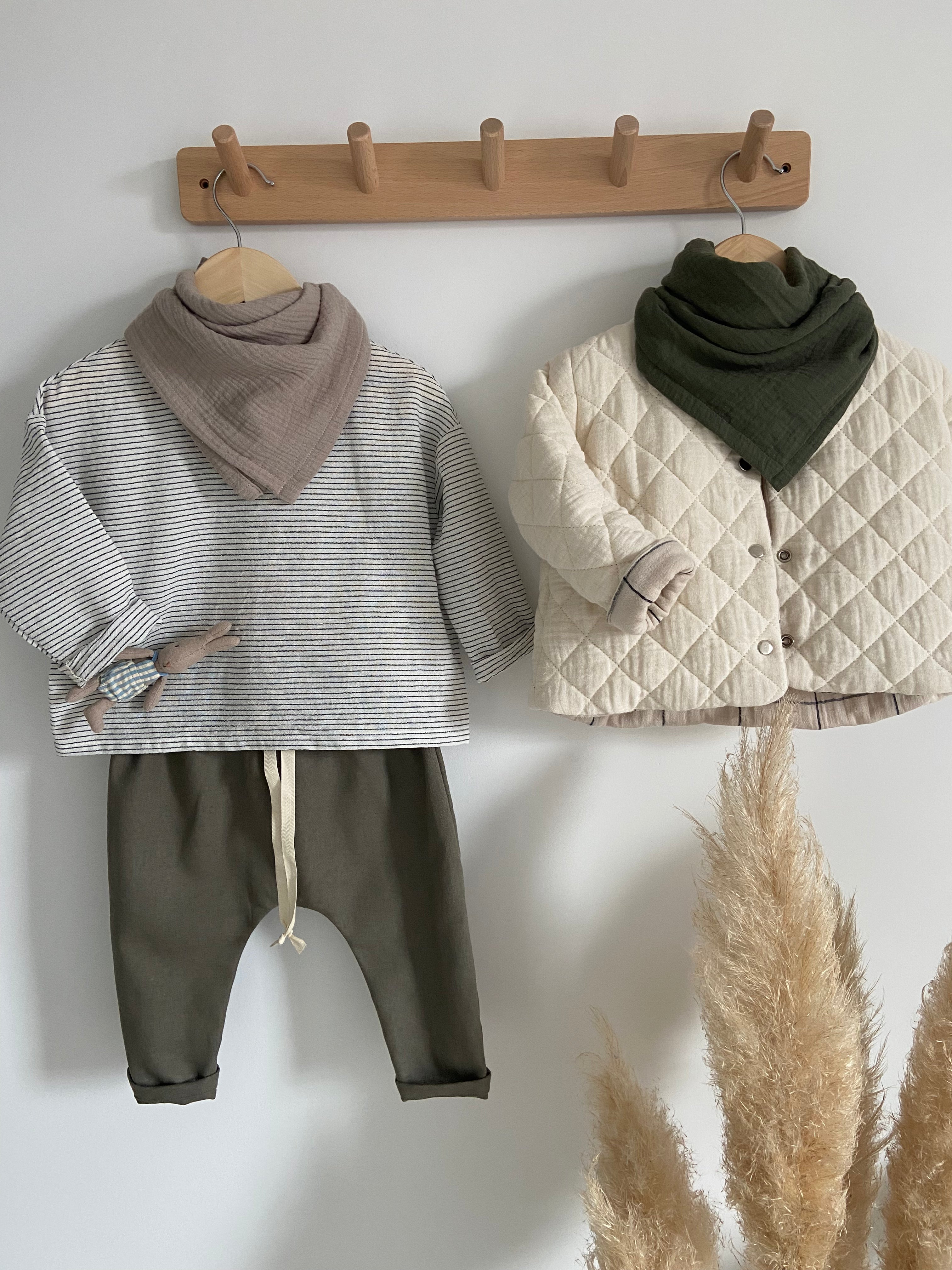 Blouse Oversize à fines rayures