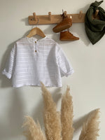 Charger l&#39;image dans la galerie, Blouse Oversize en coton brodé
