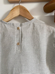 Blouse Oversize à fines rayures
