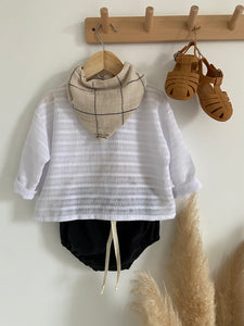 Blouse Oversize en coton brodé
